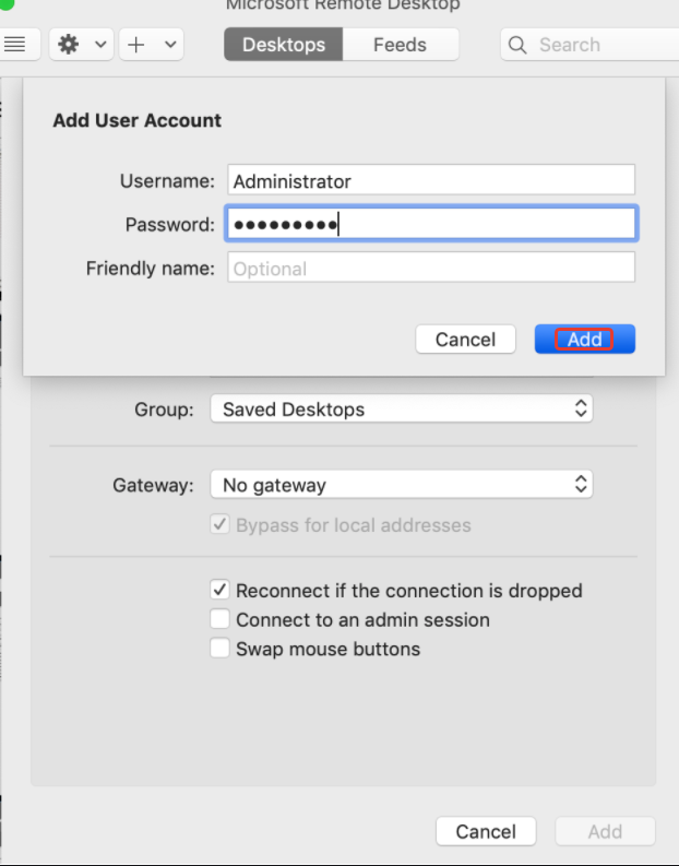 Подключение к удаленному рабочему столу VDS Windows с помощью RDP