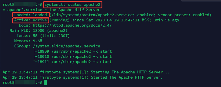 Установка и настройка LAMP на Ubuntu 20.04