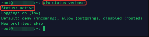 Работа с UFW в Ubuntu