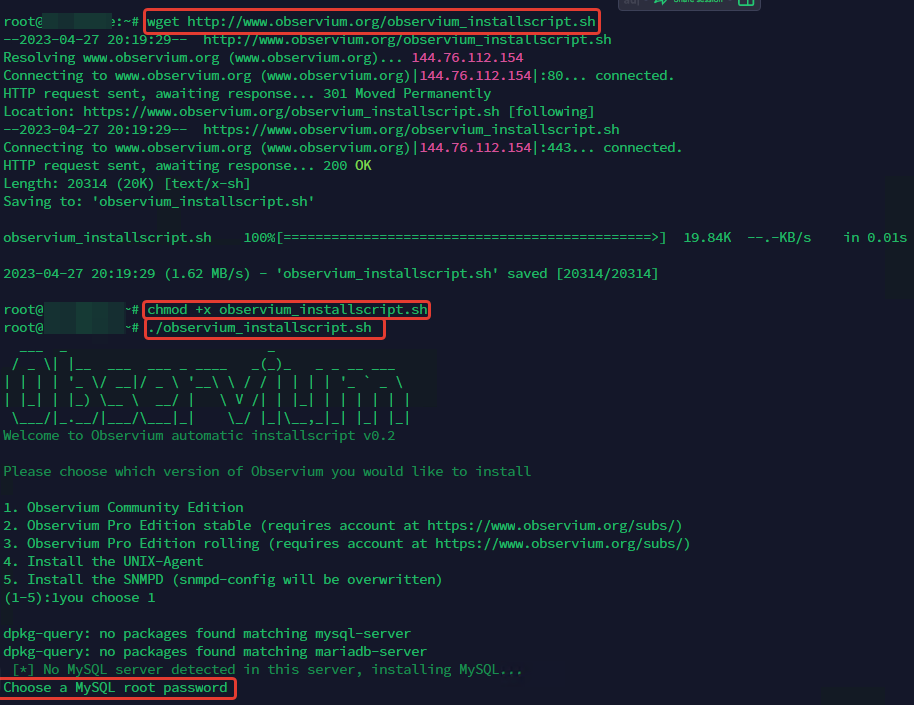 Установка мониторинга Observium на Ubuntu