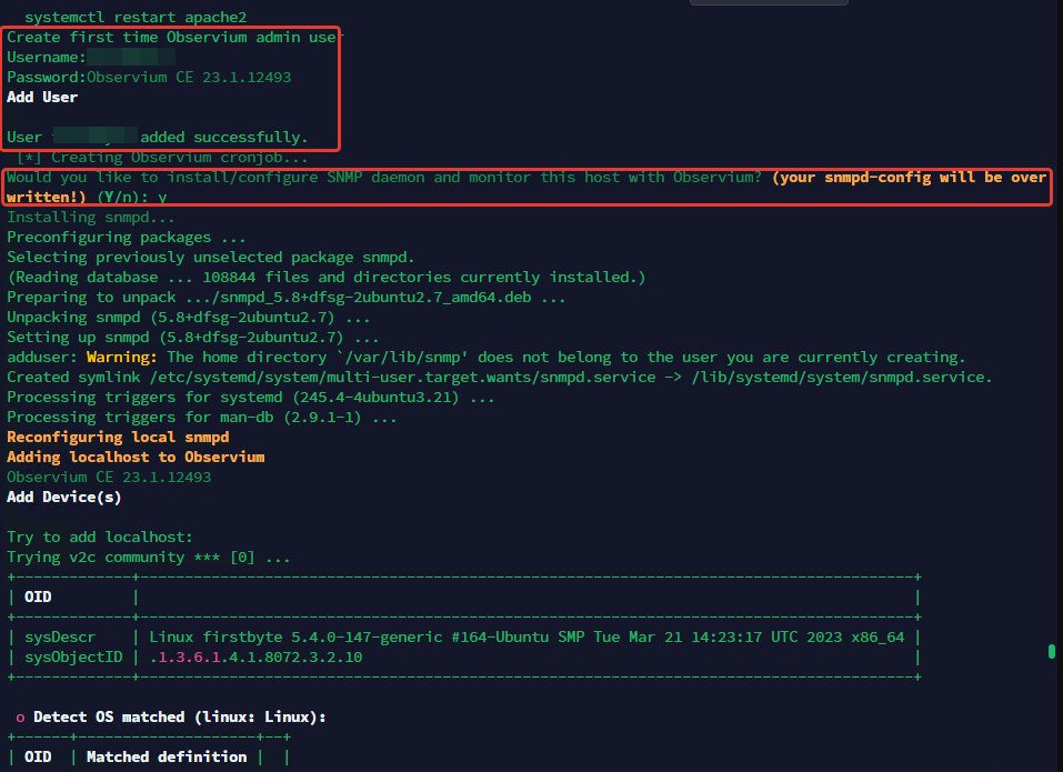 Установка мониторинга Observium на Ubuntu