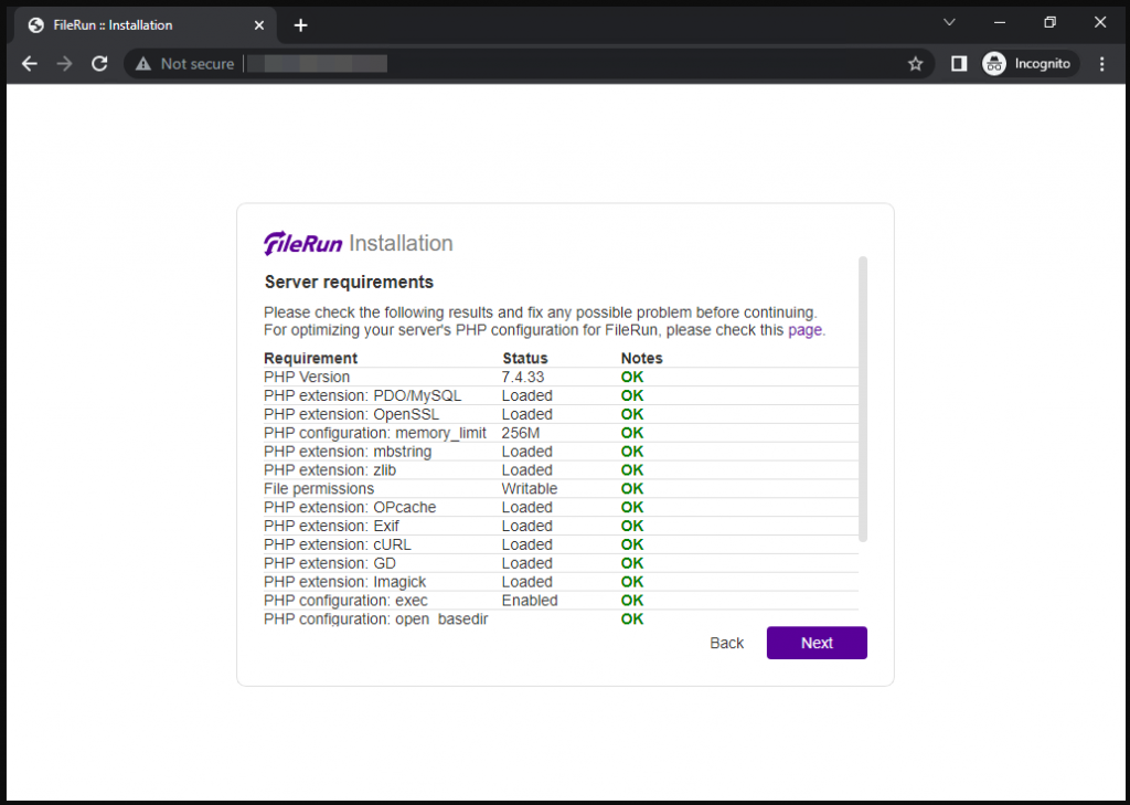 Как установить FileRun на Linux