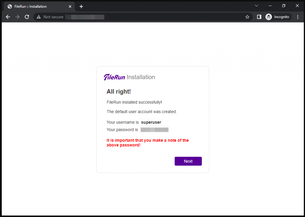 Как установить FileRun на Linux
