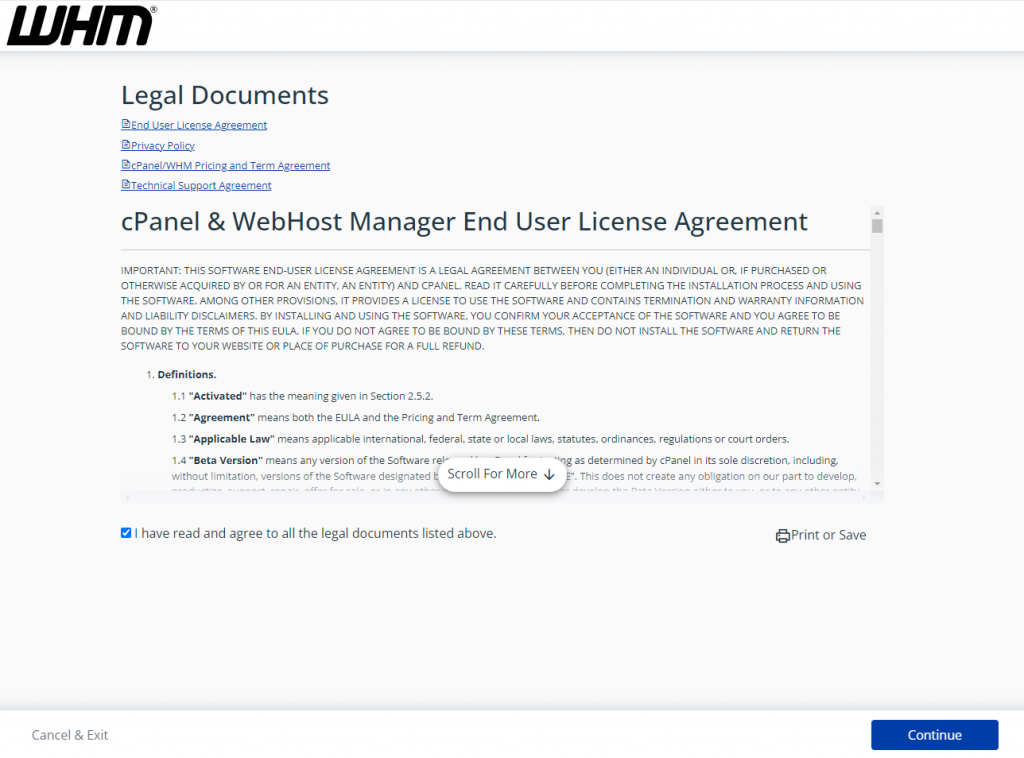 Установка панели управления cPanel на Linux сервере