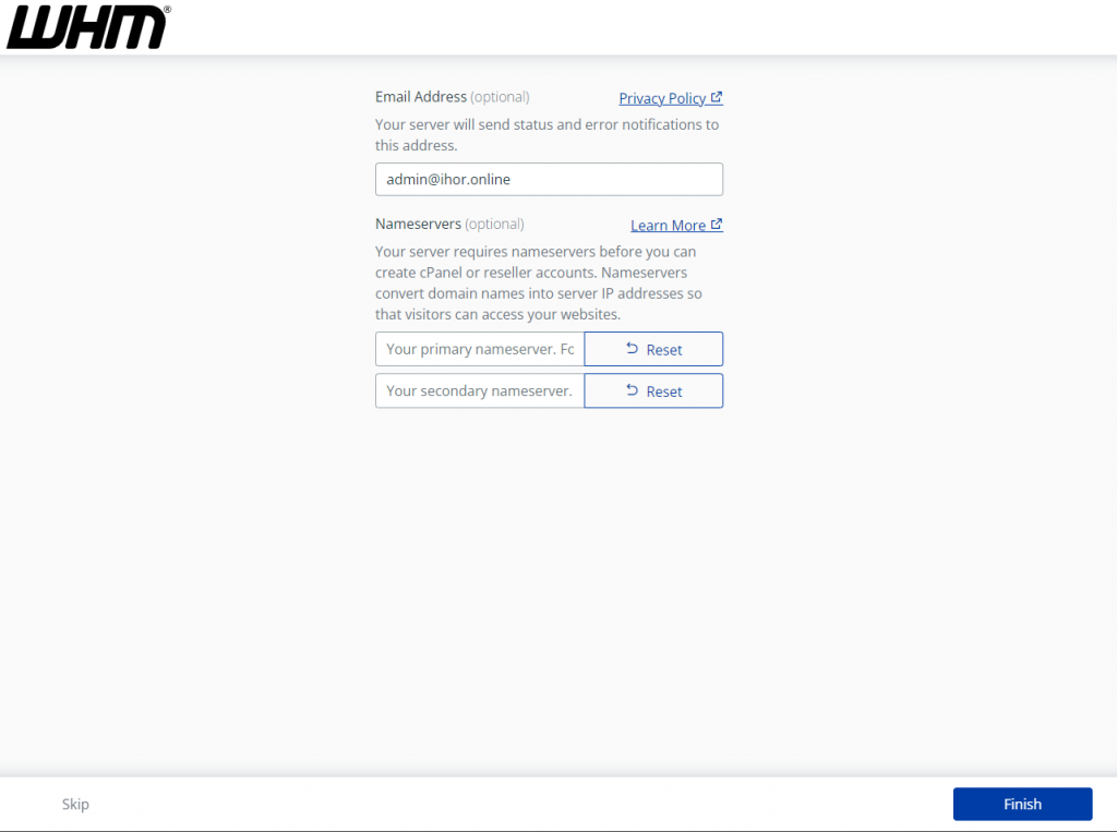 Установка панели управления cPanel на Linux сервере